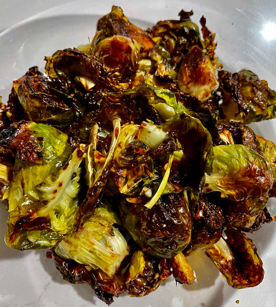 Roasted Brussels Sprouts with Denissimo Balsamic